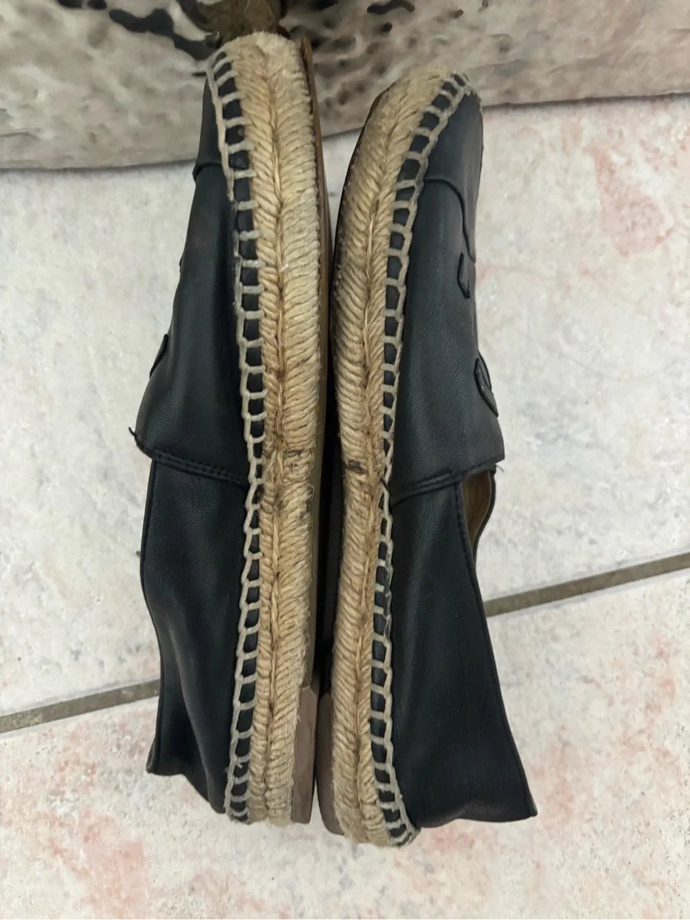 Chanel Lambskin CC Espadrilles logo flats shoes monogram platforms
